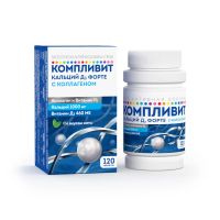 Лот: 24175834. Фото: 2. Компливит Кальций Д3 Форте с коллагеном... Медицина