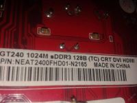 Лот: 5537915. Фото: 2. Видеокарта nvidia geforce 240. Комплектующие