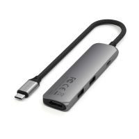 Лот: 24980302. Фото: 3. USB-хаб Satechi 4-в-1 USB-C Slim... Компьютеры, оргтехника, канцтовары