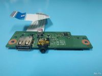 Лот: 16536881. Фото: 3. Б/У плата с разъемами USB, Audio... Компьютеры, оргтехника, канцтовары