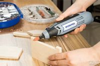 Лот: 13676329. Фото: 2. Мини дрель Workpro 130 Вт + сумка... Инструмент и расходные