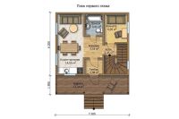 Лот: 11273842. Фото: 2. Дом 89 кв.м. Срубы и конструкции