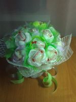 Лот: 3478720. Фото: 2. Оригинальный подарок из конфет... Цветы, букеты