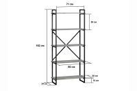 Лот: 24655365. Фото: 8. Стеллаж LOFTY HOME Роквуд