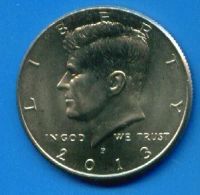 Лот: 8722309. Фото: 2. США 50 центов (пол доллара) 2013... Монеты