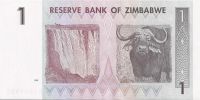 Лот: 9090258. Фото: 2. Зимбабве, 1 доллар, 2007 г. UNC. Банкноты