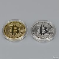 Лот: 13695694. Фото: 5. Сувенирная монета Биткоин Bitcoin...