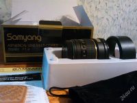 Лот: 2483254. Фото: 2. Samyang EF 85mm f/1.4 Aspherical... Фото, видеокамеры, оптика