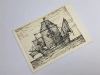 Лот: 23296529. Фото: 2. Santa Maria (Санта Мария). Флагманское... Открытки, билеты и др.