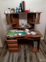 Лот: 10643046. Фото: 3. Компьютерный стол угловой большой. Мебель