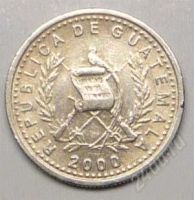 Лот: 1588428. Фото: 2. Гватемала. 5 сентаво 2000г. Монеты