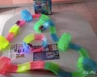 Лот: 14969168. Фото: 8. 🚗 🚙 Magic Tracks гибкая светящаяся...