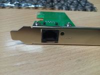 Лот: 6613603. Фото: 2. Сетевая карта LAN PCI-E X1, чип... Сетевые устройства