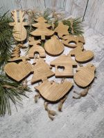 Лот: 24695945. Фото: 5. Новогодние украшения из дерева...