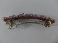 Лот: 4624106. Фото: 2. Заколка автомат для волос, с бисером... Аксессуары