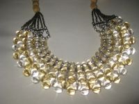 Лот: 19986773. Фото: 4. Ожерелье из крупных прозрачных...