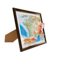 Лот: 17547461. Фото: 2. Рельефная карта "Франция" (формат... Сувениры, подарки