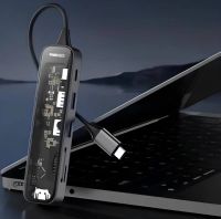 Лот: 25794888. Фото: 5. HUB адаптер 6в1 RECCI RH21 USB-C...