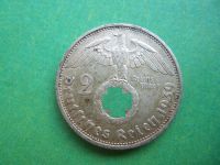 Лот: 7685057. Фото: 2. 2 марки 1939 г. F,серебро,фашистская... Монеты
