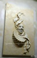 Лот: 17338917. Фото: 7. Картина барельеф из скульптурного...