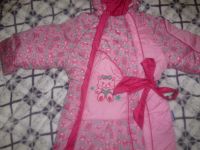 Лот: 4564674. Фото: 2. Зимний комбинезон на девочку. Одежда и аксессуары