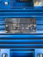 Лот: 18158276. Фото: 2. Электродвигатель 7.5квт 970 оборотов. Электрооборудование