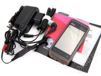 Лот: 1172459. Фото: 2. Nokia 5530 XpressMusic Black Red... Смартфоны, связь, навигация