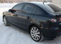 Лот: 18237420. Фото: 2. Клыки на задний бампер Mazda 3... Автохимия, масла, тюнинг