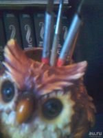 Лот: 9841779. Фото: 2. Ретро: СОВА-карандашница. СССР... Антиквариат