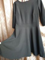 Лот: 13616850. Фото: 2. Платье черное 46-48, плотная ткань... Женская одежда