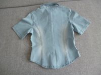 Лот: 5409726. Фото: 3. Джинсовая рубашка с коротким рукавом... Одежда, обувь, галантерея