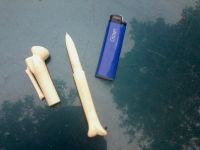 Лот: 7782711. Фото: 2. ручка косточка шориковая ссср. Антиквариат