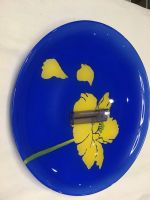 Лот: 25898672. Фото: 5. Блюдо синее новое 28 см.