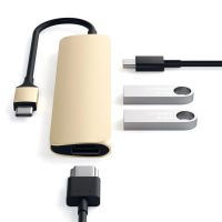 Лот: 25415597. Фото: 3. USB-хаб Satechi Slim Aluminum... Компьютеры, оргтехника, канцтовары