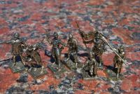 Лот: 10926719. Фото: 3. Набор бронзовых солдатиков "Мальтийский... Коллекционирование, моделизм