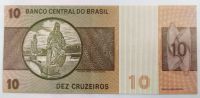 Лот: 21039729. Фото: 2. Бразилия 10 крузейро 1980 aUNC. Банкноты