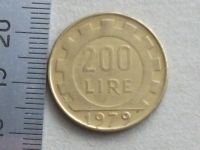 Лот: 19699988. Фото: 4. Монета 200 лир Италия 1979 портрет... Красноярск