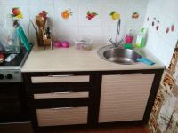 Лот: 12236145. Фото: 2. Кухонный гарнитур беж + шоколад. Кухонная мебель