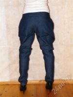 Лот: 625838. Фото: 3. Синие джинсы галифе, новые. Одежда, обувь, галантерея