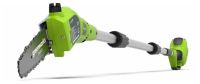 Лот: 20943574. Фото: 2. Кусторез GreenWorks G40PSF без... Садовая техника
