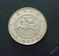 Лот: 2269197. Фото: 2. Литва 1 лит 2004 г. 425 лет Вильнюсскому... Монеты