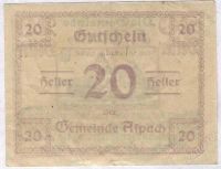 Лот: 1420178. Фото: 2. Австрия. Нотгельд. 20 геллер 1920г... Банкноты