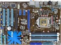 Лот: 4037660. Фото: 3. Материнская плата ASUS P7P55LX... Компьютеры, оргтехника, канцтовары
