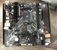 Лот: 15603309. Фото: 2. Материнская плата Gigabyte B450M... Комплектующие