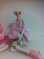Лот: 8677598. Фото: 4. Тильда-конькобежка(розовая), кукла...