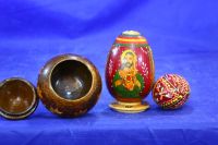 Лот: 17518479. Фото: 3. 3 Статуэтки Деревянное раритетное... Сувениры, подарки