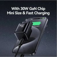 Лот: 25794322. Фото: 3. СЗУ USAMS US-CC262 USB-C 30W GaN... Смартфоны, связь, навигация