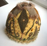 Лот: 4903923. Фото: 3. Аутентичная шапка из 100% валяной... Одежда, обувь, галантерея