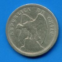 Лот: 9971164. Фото: 2. Чили 20 сентаво 1932 (570). Монеты