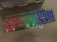 Лот: 19277667. Фото: 2. Игровая клавиатура с RGB подсветкой... Периферия